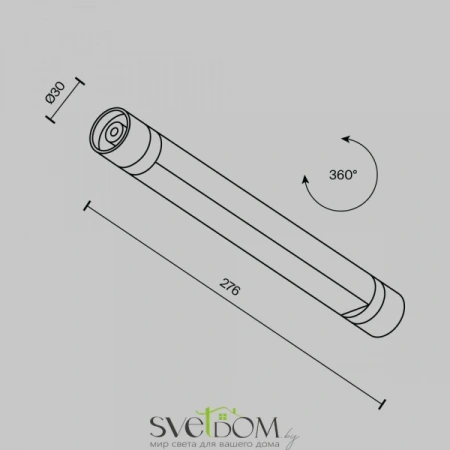 Светильники Maytoni C147CL-L300-6W3K-B от Магазина Svetdom.by