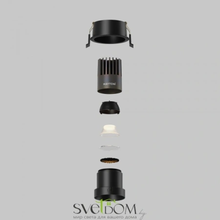 Встраиваемый светильник Technical DL116-10W-3K-B Maytoni