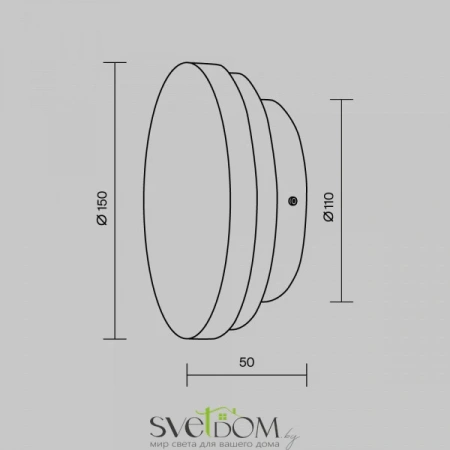 Настенные светильники MOD461WL-L5GRK Maytoni | Svetdom.by