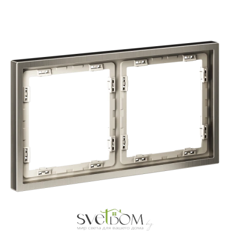 Рамки металлические Voltum S70 METAL Никель VLSM120211 Voltum VLSM120211
