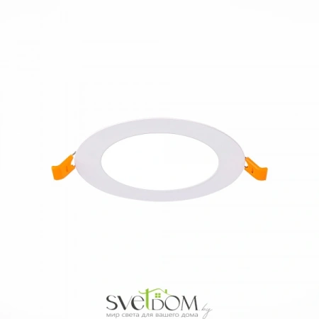 ST209.548.06 Св-к встр. Белый LED 1*6W 4000K 370Lm Ra80 110° IP20 D120xH8 90-265V Встраиваемые светильники ST LUCE