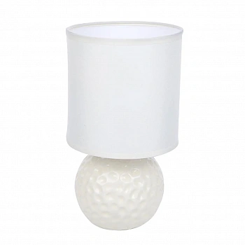 8228/1T MODERNI LN25 000 белый, керамика/текстиль Настольная лампа E14 1*40W 220V MAKOVIA