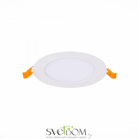 ST209.548.06 Св-к встр. Белый LED 1*6W 4000K 370Lm Ra80 110° IP20 D120xH8 90-265V Встраиваемые светильники ST LUCE
