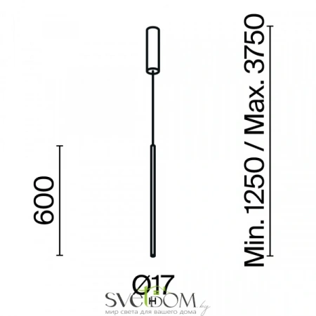 Подвесные светильники Maytoni MOD246PL-L12BK от Магазина Svetdom.by
