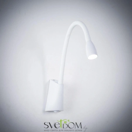 Citilux Декарт CL704340 LED Бра гибкое с выключателем Белое CITILUX