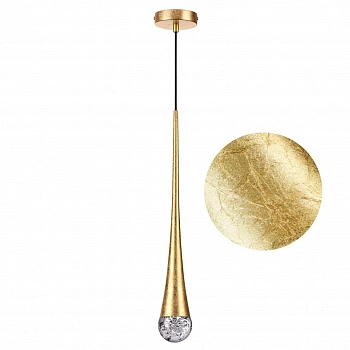 4278/1 L-VISION ODL21 209 прозрачн/золот фольг-ние Подвесной светильник IP20 GU10 LED max 6W GOTA