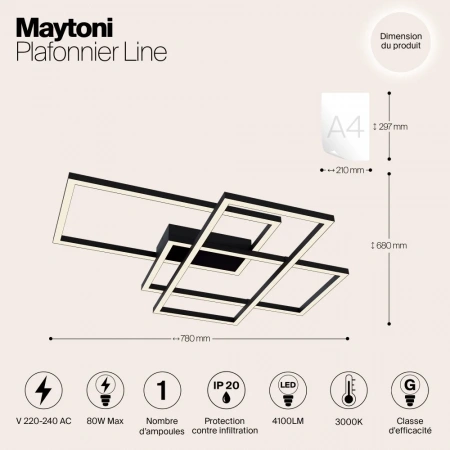Потолочные светильники Maytoni MOD015CL-L80B от Магазина Svetdom.by