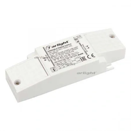 ARLIGHT Блок питания ARJ-SP-10-PFC-TRIAC-INS (10W, 26-38V, 0.18-0.27A) (Arlight, IP20 Пластик, 5 лет)