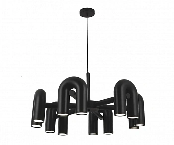 08465-6,19 Люстра Канти черный Led 72W