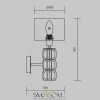 Настенные светильники DIA008WL-01CH Maytoni | Svetdom.by