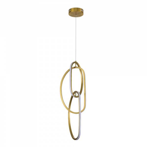 SL6505.213.42 Подвес ST-Luce Золотистый/Золотистый LED 1*42W 4000K ABRA