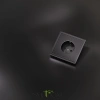 Накладка для розетки с заземлением и защитными шторками Voltum S70 METAL Антрацит VLSM000712 Voltum VLSM000712