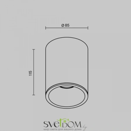Потолочные светильники Maytoni C029CL-01B от Магазина Svetdom.by