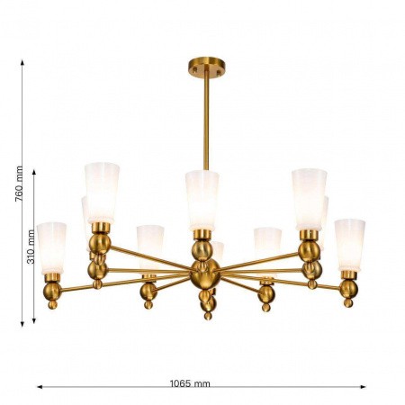 Люстры подвесные2996-10P Favourite | Svetdom.by