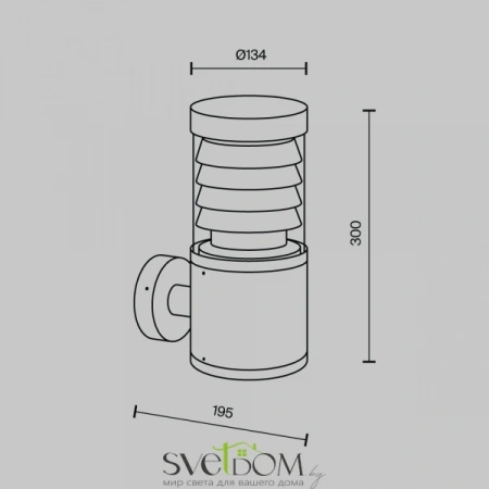 Настенные светильники O439WL-L12GF3K Maytoni | Svetdom.by