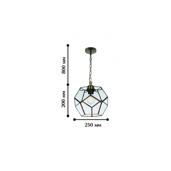 Люстры подвесные1636-1P Favourite | Svetdom.by