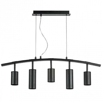 Lightstar LR735373872 Люстра RULLO 5х50W GU10 ЧЕРНЫЙ (571735+214437-3+214487-2)
