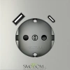 Розетка с USB, A+C Voltum S70 VLS040505  Voltum VLS040505