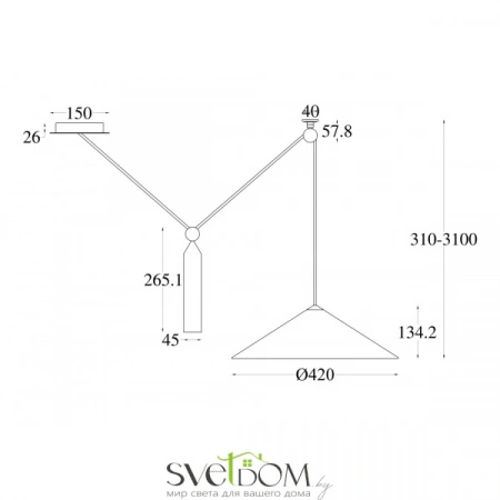 Фото Подвесные светильники Maytoni P080PL-01B Подвесные светильники Maytoni P080PL-01B от Магазина Svetdom.by