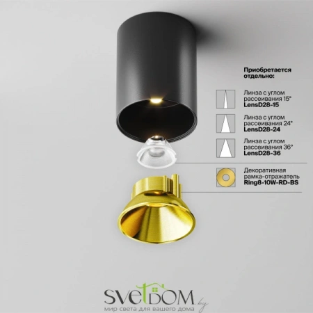 Потолочные светильники Maytoni C064CL-8W4K-RD-B от Магазина Svetdom.by