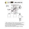 Люстра потолочная Omnilux  OML-55307-05 Omnilux