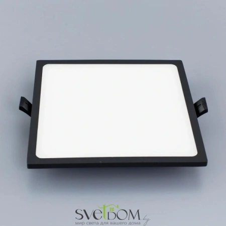 Citilux Омега CLD50K222 LED Встраиваемый светильник с диммером Чёрный CITILUX