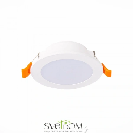ST210.548.06 Св-к встр. Белый LED 1*6W 4000K 480Lm Ra80 110° IP20 D90xH30 220-240V Встраиваемые светильники ST LUCE
