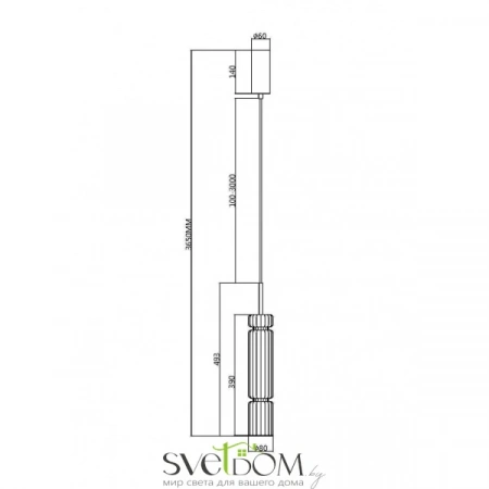 Подвесные светильники Maytoni MOD272PL-L12CH3K1 от Магазина Svetdom.by