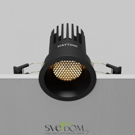 Встраиваемые светильники Maytoni DL117-15W-2.7K-B от Магазина Svetdom.by