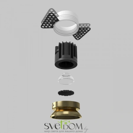 Встраиваемые светильники Maytoni DL058-7W3K-TRS-BS от Магазина Svetdom.by