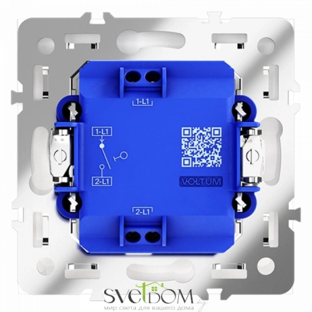 Выключатель одноклавишный Voltum S70 VLS010102  VLS010102 Voltum