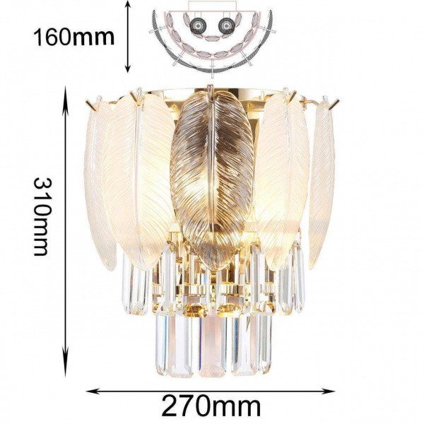 Настенные светильники 2982-2W Favourite | Svetdom.by