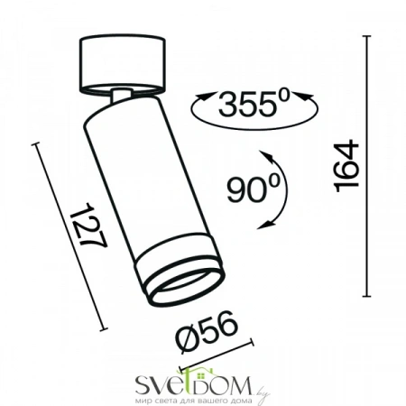 Потолочные светильники Maytoni C055CL-L12W4K-Z-B от Магазина Svetdom.by