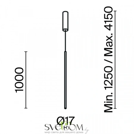 Подвесные светильники Maytoni MOD246PL-L24BK1 от Магазина Svetdom.by