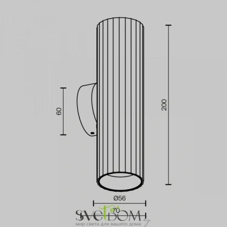 Настенные светильники C106WL-02-GU10-W Maytoni | Svetdom.by