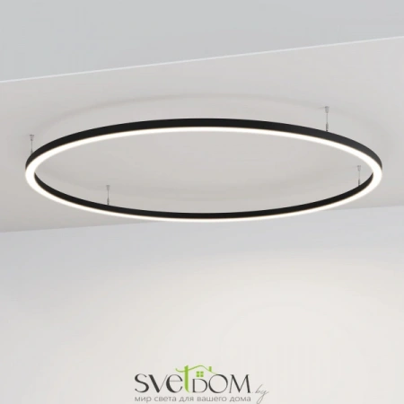 Радиусный профиль 35x35 Ø1500мм 1/8 круга черный ALM-3535R-B-D-45°-1.5M