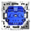 Розетки электрические с заземлением Voltum S70 VLS040107  Voltum VLS040107