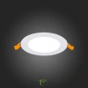 ST209.538.06 Св-к встр. Белый LED 1*6W 3000K 330Lm Ra80 110° IP20 D120xH8 90-265V Встраиваемые светильники ST LUCE