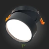 ST651.438.14 Встраиваемый поворотный светильник Черный LED 1*14W 3000K 1 100Lm Ra>90 120° IP20 D105x Встраиваемые светильники ST LUCE