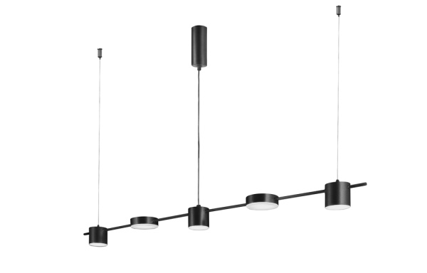 Светильник подвесной Crystal Lux TRISTAN SP5 L1200 BLACK Crystal Lux