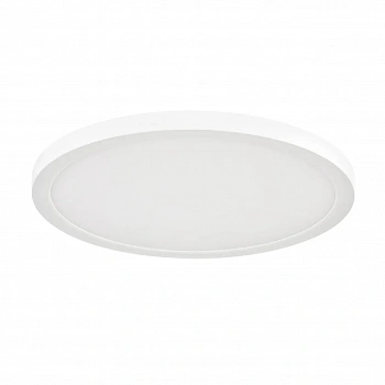 7754/24L MITRA LED SN Светильник пластик/белый LED 24Вт 3000-6500К D300 IP20 CCT/датчик движения NEBULA