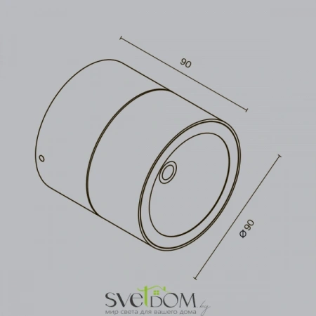 Потолочные светильники Maytoni O310CL-L7GF3K от Магазина Svetdom.by