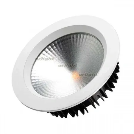 ARLIGHT Светодиодный светильник LTD-187WH-FROST-21W Warm White 110deg (Arlight, IP44 Металл, 3 года)