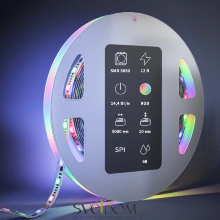 Светодиодная лента 12В 5050 14,4Вт/м RGB 5м IP 68 201245 Maytoni