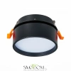 ST651.438.14 Встраиваемый поворотный светильник Черный LED 1*14W 3000K 1 100Lm Ra>90 120° IP20 D105x Встраиваемые светильники ST LUCE