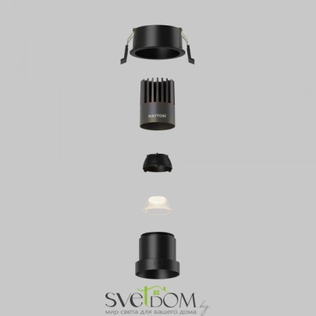 Встраиваемый светильник Technical DL116-10W-3K-B Maytoni