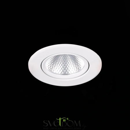 ST211.538.08.36 Св-к встр. Белый LED 1*8W 3000K 640Lm Ra80 36° IP20 D86xH50 220-240V Встраиваемые светильники ST LUCE