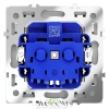 Розетки электрические с заземлением и шторками  Voltum S70 VLS040202  Voltum VLS040202