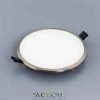 Citilux Омега CLD50R221 LED Встраиваемый светильник с диммером Матовый Хром CITILUX