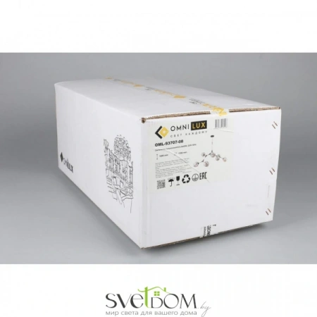 Люстры потолочныеOML-93707-08 Omnilux | Svetdom.by